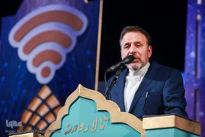 محمود واعظی، رئیس دفتر رئیس‌جمهور در اختتامیه یازدهمین جشنواره رسانه‌های دیجیتال