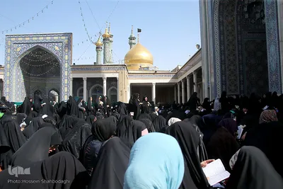 مراسم دعای عرفه در حرم حضرت معصومه(س)