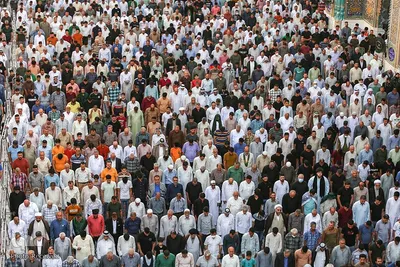 مراسم نماز عید سعید فطر در حرم امیرالمومنین (علیه السلام)