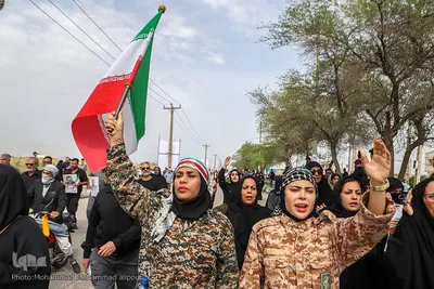 تشییع دریابان پاسدار شهید علیرضا تنگسیری در آبادان