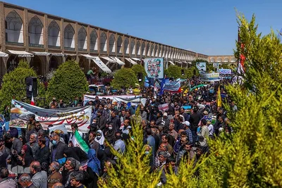 Al-Quds-Marsch 2023 in Isfahan