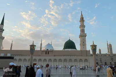 بارگاه قدسی پیامبر اکرم(ص) در مدینه منوره