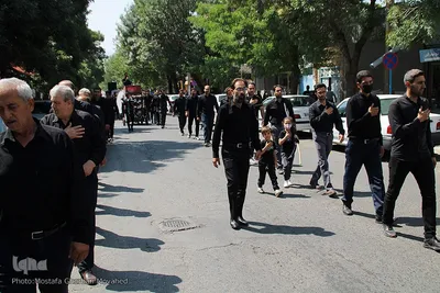 آیین عزاداری تاسوعای حسینی در اهر
