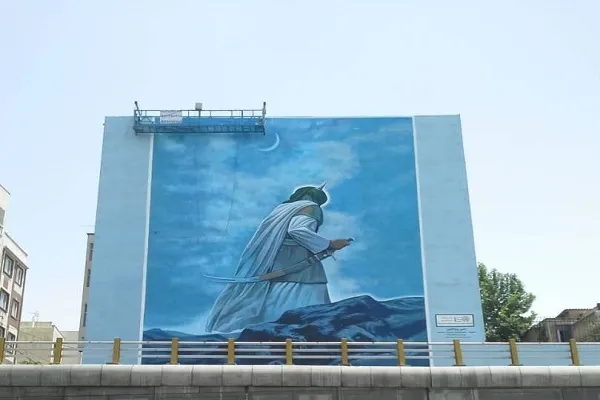 هفت دیوارنگاره با موضوع امیرالمومنین(ع) نقاشی می‌شود