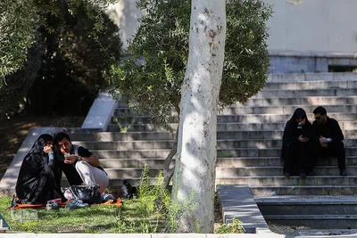 اعمال ام داوود در آخرین روز اعتکاف دانشگاه تهران