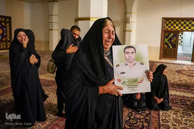 وداع با شهید «مهدی الله‌‌پور» در حرم شاهچراغ(ع)‎