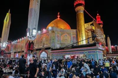 آستان مقدس علوی در ایام اربعین