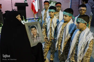 مراسم زنگ دانش آموز شهید در گلزار مطهر شهدا