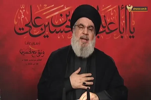 سیدحسن نصرالله صبح اربعین سخنرانی می‌کند