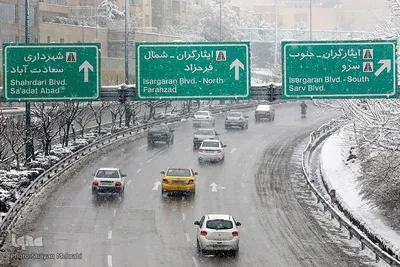تهران برفی
