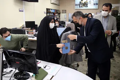 بازدید مهدی شکیبایی، رییس فرهنگسرای رسانه از تحریریه فارسی ایکنا