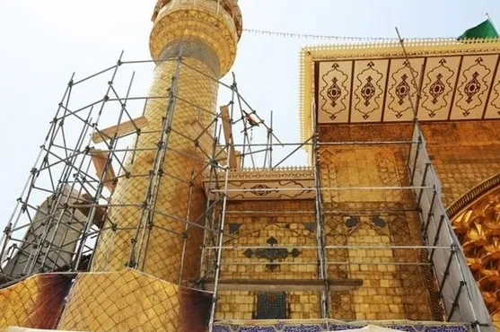 ساخت و مرمت ایوان نجف به دست ایرانی‌ها