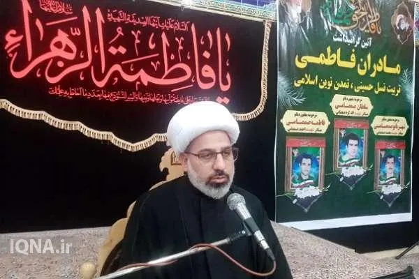 بانوان آبپخشی در سوگ شهادت حضرت زهرا(س) عزاداری کردند