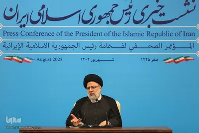 نشست خبری رئیس جمهور