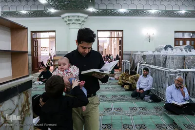 مراسم معنوی اعمال ام داود در حرم عبدالعظیم الحسنی(ع)