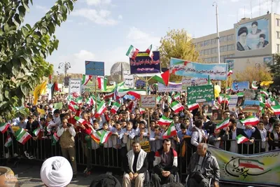 راهپیمایی ۱۳ آبان در ارومیه‎