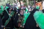 گلباران حرم های مطهر حضرت شاهچراغ (ع) و حضرت «ام احمد (س)»