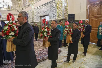 آیین بازگشایی ضریح حرم حضرت زینب خواهر امام رضا (ع)