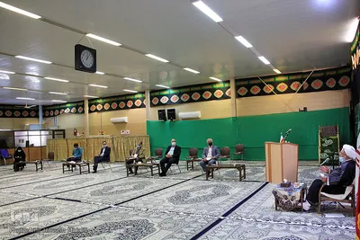 دیدار جمعی از خبرنگاران با آیت الله ناصری نماینده ولی فقیه و امام‌ جمعه یزد