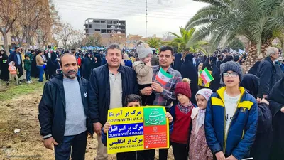 مراسم راهپیمایی ۲۲ بهمن در کاشان