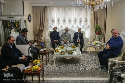 دیدار با خانواده شهیدان اربابی و شعبانلو