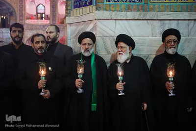 خطبه‌خوانی شب شهادت امام رضا(ع) در حرم مطهر رضوی