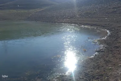 زمستان در زمستان سد خاکی آزادگان اهر