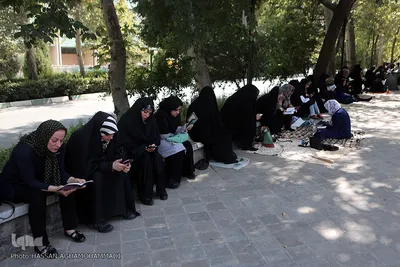 مراسم معنوی دعای عرفه در دانشگاه تهران