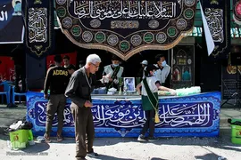 زائران پیاده امام رضا(ع)