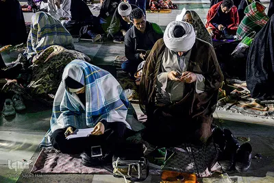 مراسم احیاء شب نیمه شعبان در مسجد مقدس جمکران‎