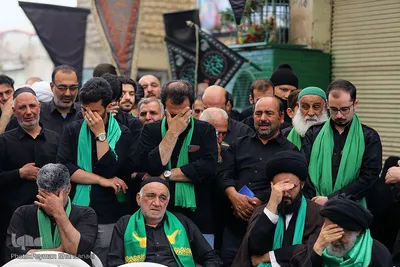 دسته عزاداری سادات و روحانیون شهرستان خمینی شهر
