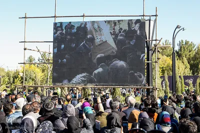 مراسم خاکسپاری پیکر محمدرضا شجریان