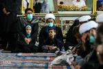 وداع با پیکر روحانی شهید اصلانی در حرم مطهر رضوی
