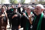آیین نخل گردانی ظهر عاشورا در شاهدیه یزد