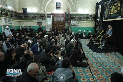 سوگ رضوی در حرم مطهر امامزاده علی بن جعفر(ع) قم