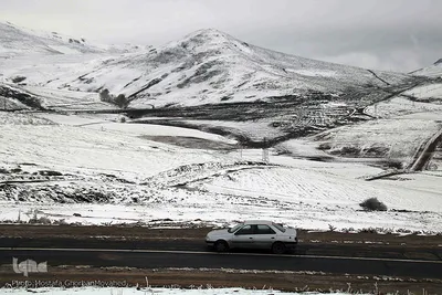 بارش برف پاییزی در ارتفاعات و مناطق روستایی اهر
