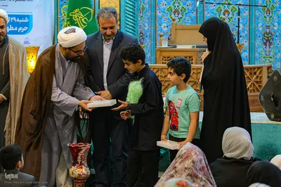 ششمین محفل انس با قرآن در آستان حضرت علی بن حمزه(ع)‌