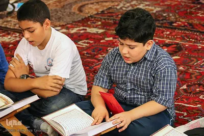 جلسه آموزش قرآن استاد یحیی راثی
