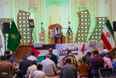 محفل انس با کلام‌الله مجید هدیه به ارواح طیبه شهدای حرم مطهر با تلاوت قاری بین‌المللی قرآن