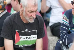 Großbritannien: Demonstranten fordern ein Ende des Waffenhandels mit Israel