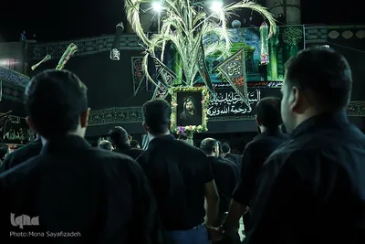 مراسم عزاداری و سینه زنی بوشهری در مسجد امام سجاد (ع) اهواز