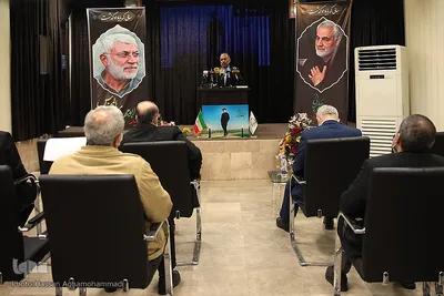 مراسم گرامیداشت سالگرد شهادت سپهبد شهید، حاج قاسم سلیمانی در مقر جمعیت حمایت از ملت فلسطین