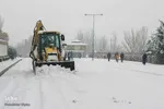 بارش سنگین برف در تبریز‎