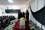 آیین استقبال از پیکر شهید گمنام در دبستان کمائی اصفهان