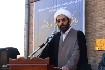 مراسم تشییع و تدفین شهید گمنام در دانشگاه هنر اسلامی تبریز‎