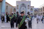 گل آرایی و گل باران مضجع شریف حضرت شاهچراغ(ع)‎‎