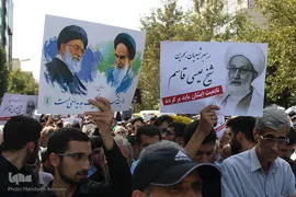 راهپیمایی نمازگزاران درمحکومیت جنایات آل‌سعود