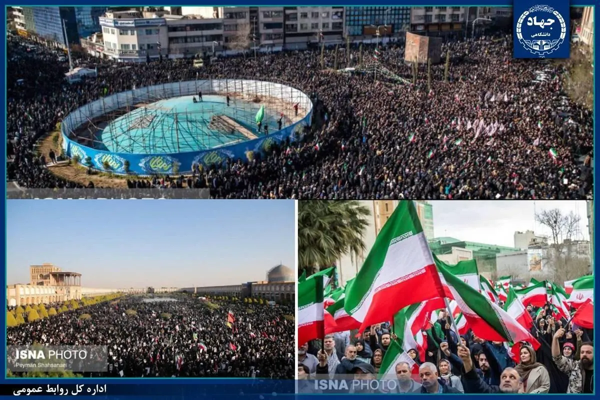مردم با حضور در میدان استمرار راه انقلاب را تضمین کردند