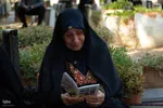 قرائت دعای عرفه در باغ رضوان اصفهان