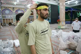 تهیه و توزیع ۱۰۰۰ بسته معیشتی بسیج دانشجویی قم